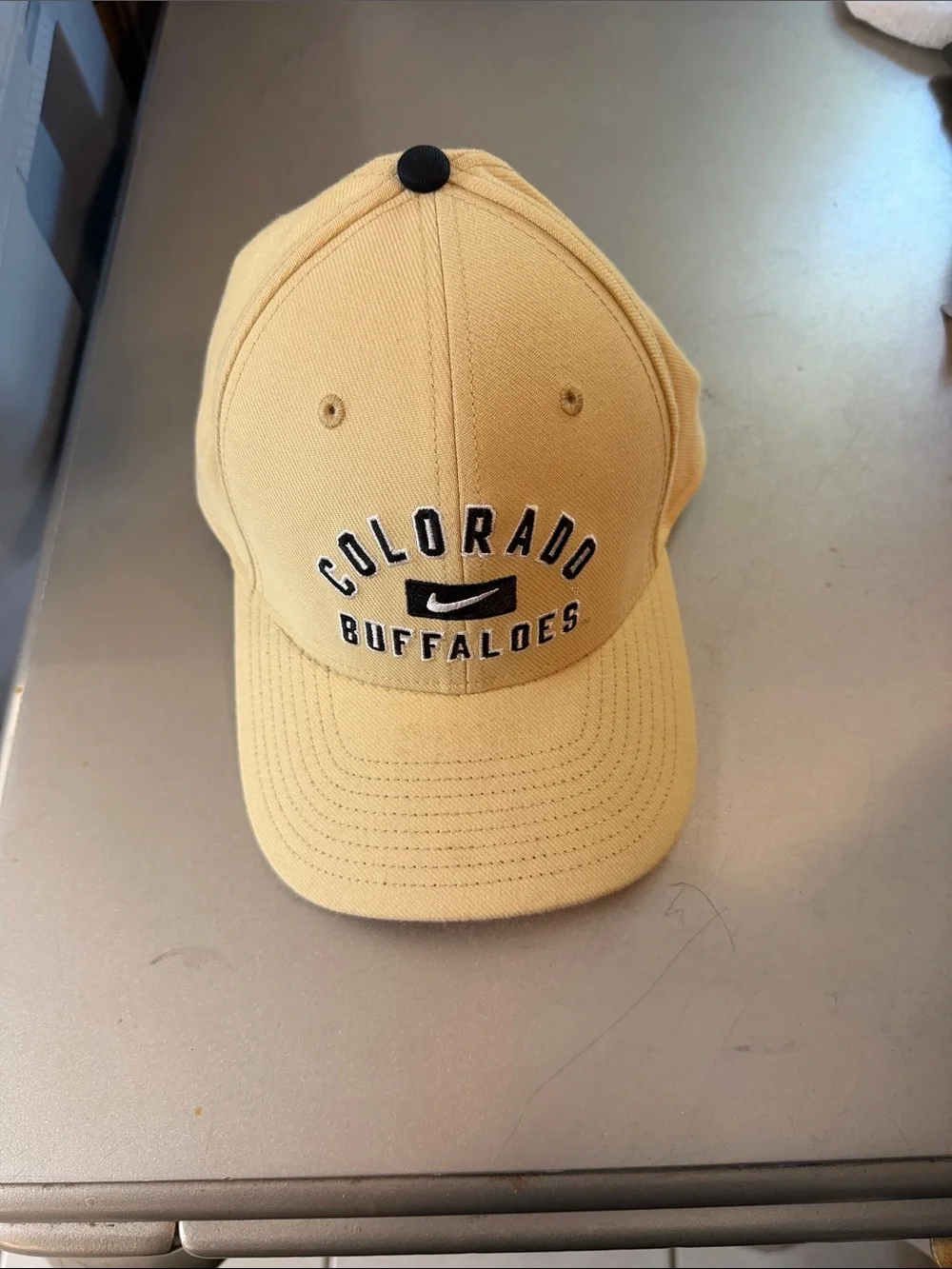 Nike Kids Colorado Buffs Pale Yellow Baseball Cap